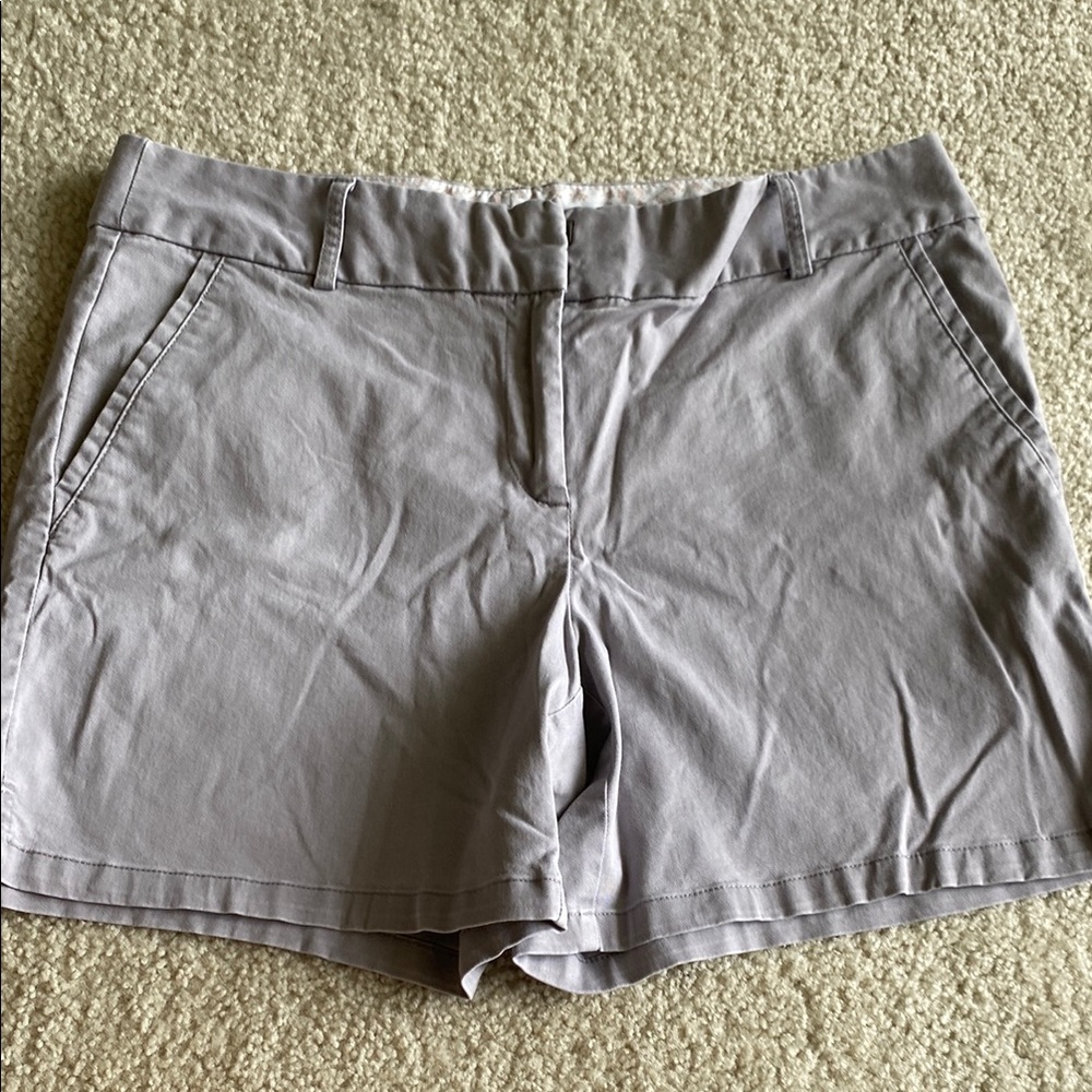 LOFT Gray Shorts Lightweight Cotton